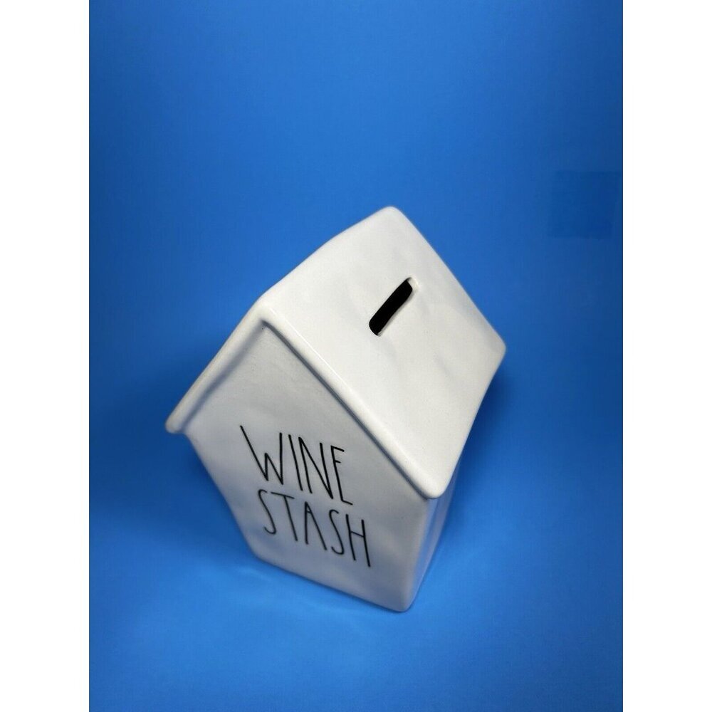 Rae Dunn Magenta Artisan Collection ~Wine Stash~ Ceramic Birdhouse Bank C2 - Picture 11 of 13